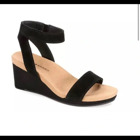 Lucky Brand Shoes Lucky Brand Kanoa Leather Wedge Sandal